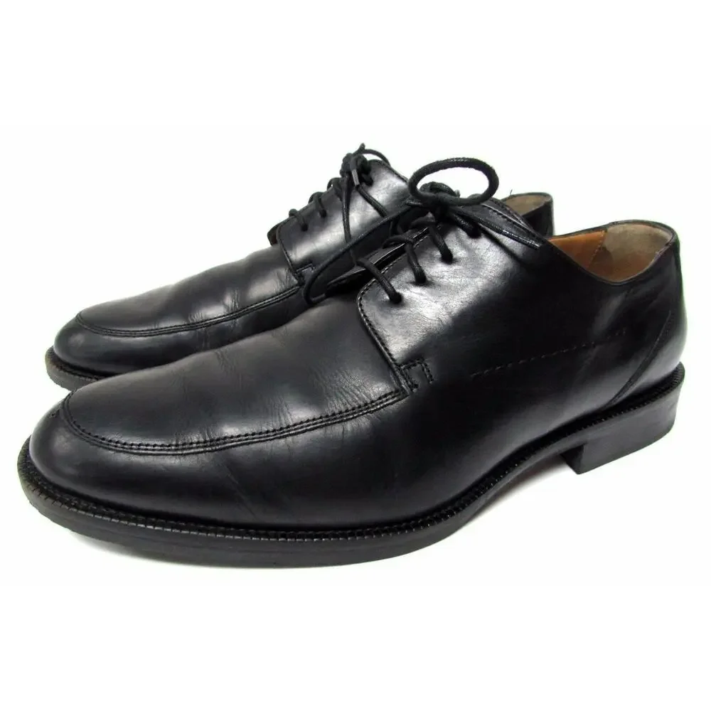 Johnston & Murphy men's size 9 M leather sheep skin shoes dress oxfords